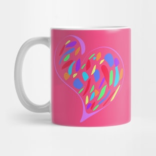 Heart camoflauge Mug